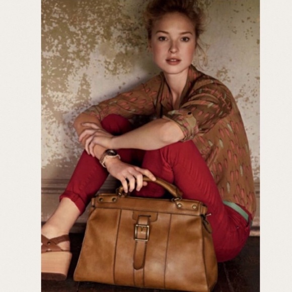 Fossil Handbags - Fossil Vintage Revival Pecan Weekender Satchel